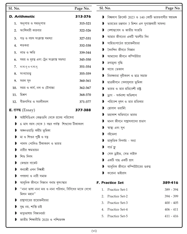 Crack ICDS অঙ্গনওয়াড়ি কর্মী ও সহায়িকা