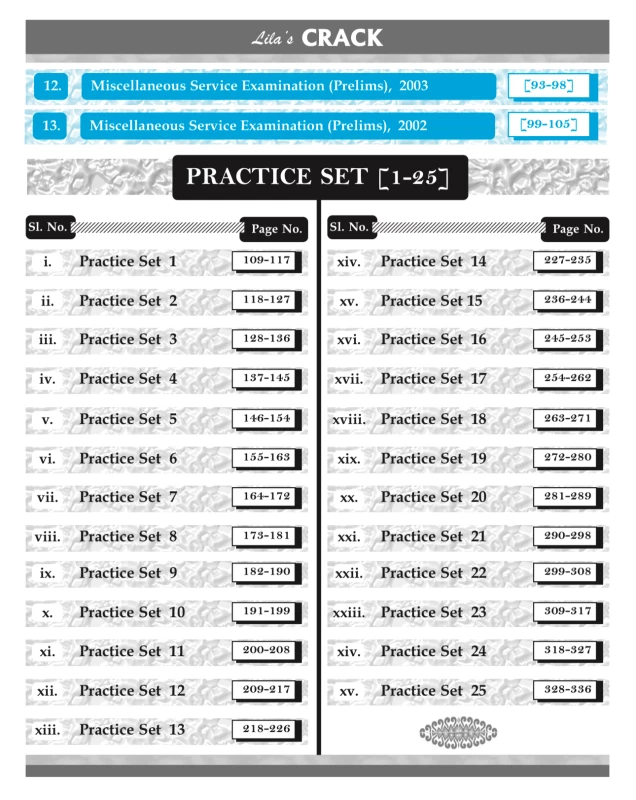 CRACK PSC Miscellaneous (Prelims) প্রাক্টিস বুক ব্যাখ্যাসহ By Lila Roy