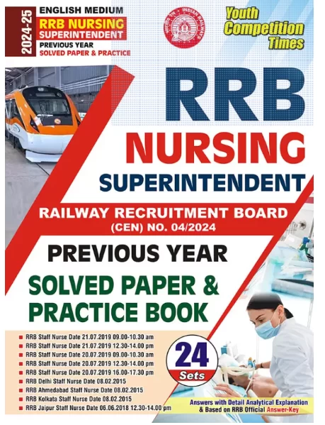 2024-25 RRB Nursing Solved Papers And Practice Book