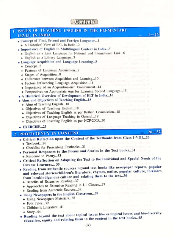 Teaching Of English (DEIED Part-1) (English Version)