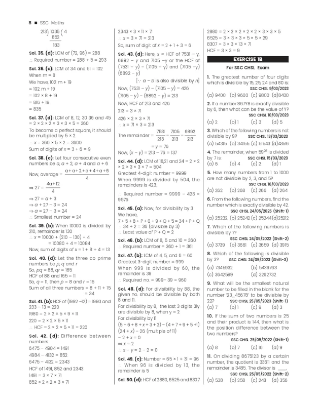 SSC Mathematics 6500+ TCS MCQs For SSC CGL, CHSL, GD, CPO Exam, MTS, Stenographer Exams
