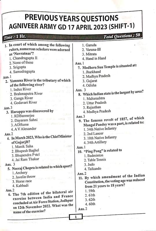 Golden guide to Indian Army Agniveer