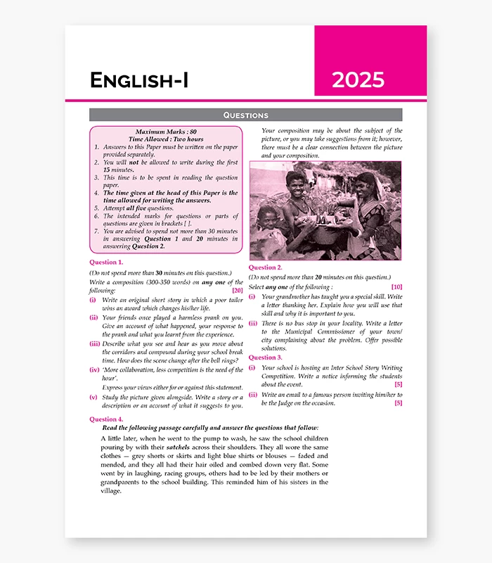 10 Years Solved Papers ICSE Class 10 for 2026 Exam || Hindi Paper Included