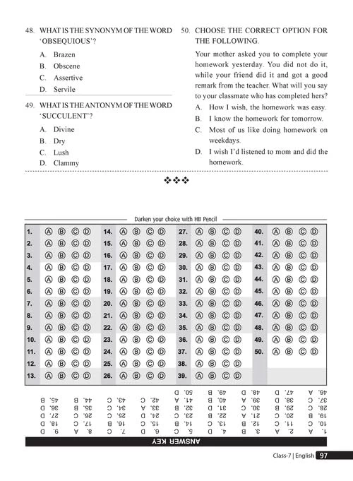 MTG Olympiad Prep-Guide Class 7 English (IEO) - Detailed Theory IEO Topicwise Previous Years Questions with Self Test For SOF 2025-26 Exam