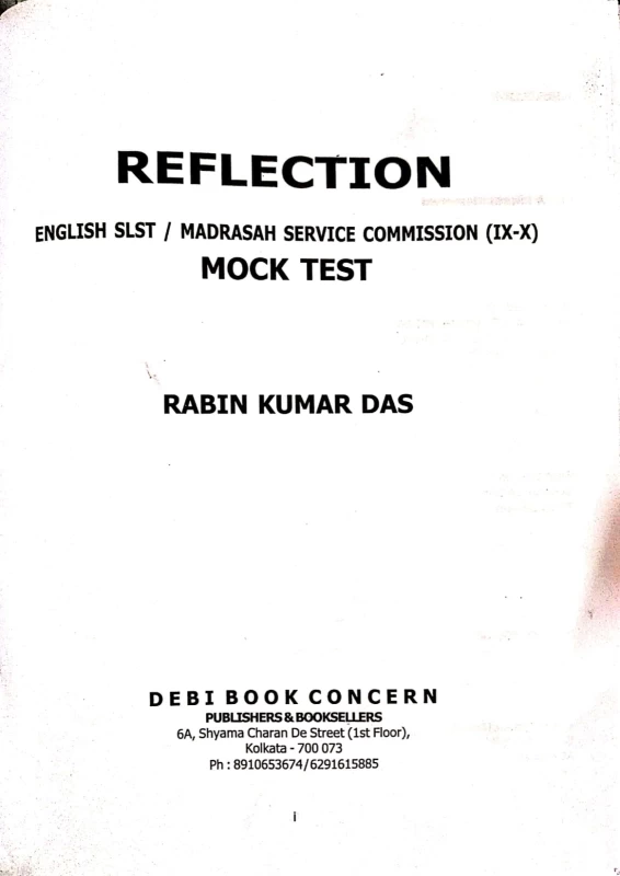 Reflection 3rd Edition by Rabin Kumar Das