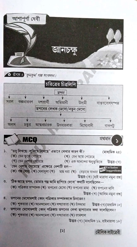 Champion Series Samrat Exclusive Suggestions Madhyamik Twenty 26 | Bengali Subject | Edited by Jeet Moulik | Maulik Library | MCQ, SAQ & Solutions | 2025 100% Common Questions