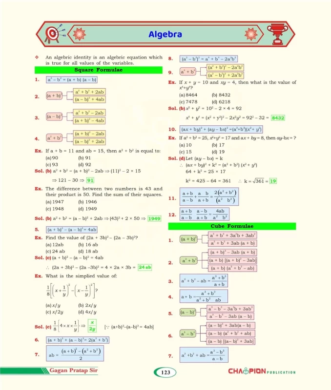 Maths Concept King Formula Guide (English Medium) – Complete Formulae & Short Tricks for SSC, Railway, Banking & All Competitive Exams | Champion Publication