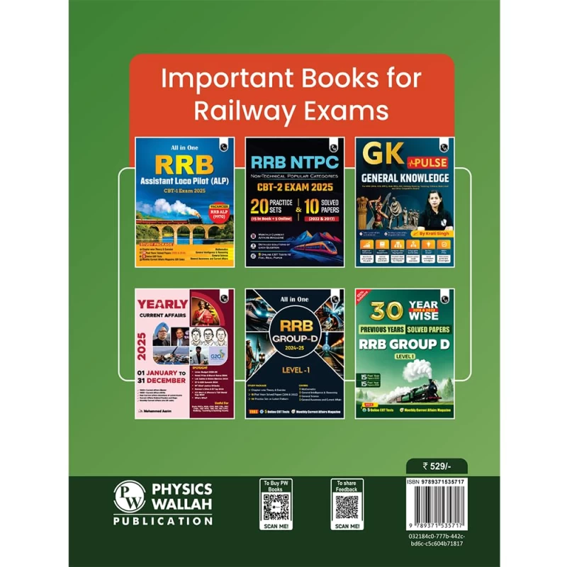 PW RRB NTPC All-in-One Guide 2025 & CBT-1 2026 | Graduate & Undergraduate Level