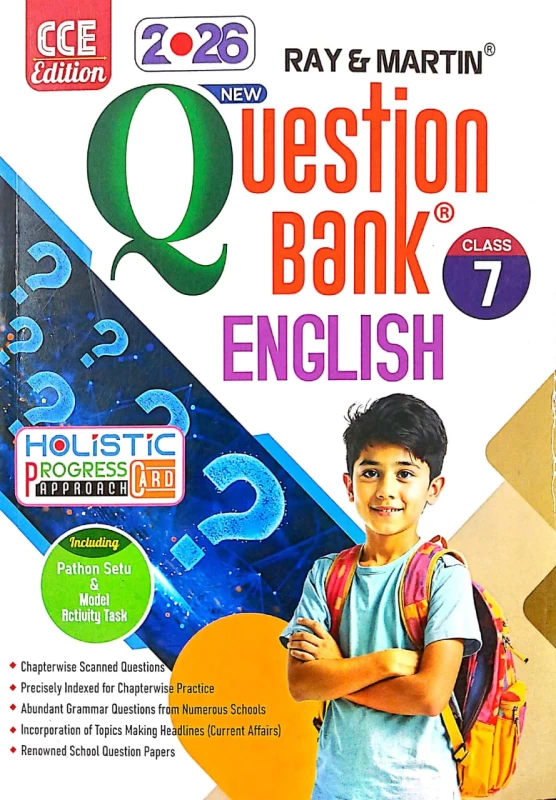 Ray & Martin Question Bank English Class 7 - 2026 Edition | Comprehensive Grammar, Composition & Exam Guide
