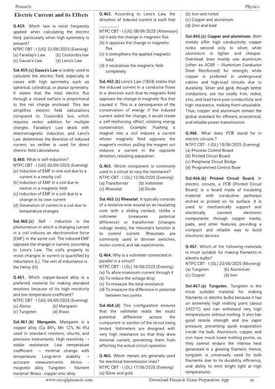 Railway Science by Pinnacle Publications – Chapter-wise Solved Papers for RRB NTPC, Group D, ALP & JE