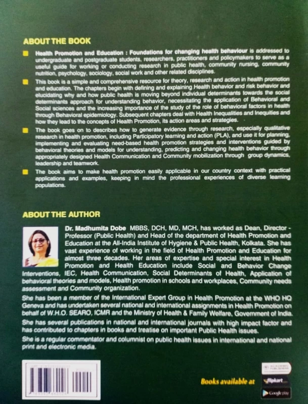Health Promotion And Education: Foundations For Changing Health Behavior By Moumita Dobe – Academic Publishers